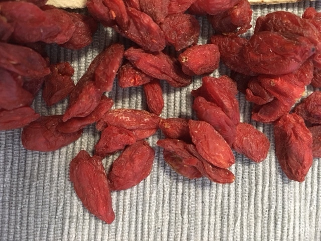 Goji Berries as a snack or brewed in tea